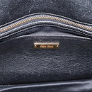 Miu Miu Hand Bag Leather 2way Black Gold Auth yk20999V-22