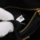 Miu Miu Hand Bag Leather 2way Black Gold Auth yk20999V-12