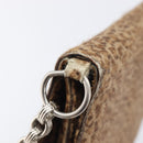 Bottega Veneta Chain Shoulder Bag Harako leather Brown Silver Auth yk21003-10