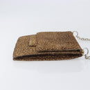 Bottega Veneta Chain Shoulder Bag Harako leather Brown Silver Auth yk21003-3