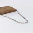 Bottega Veneta Chain Shoulder Bag Harako leather Brown Silver Auth yk21003-7