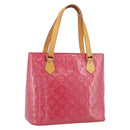 LOUIS VUITTON Monogram Vernis Houston Hand Bag Fran Boise M9135F Auth yk21004V-1