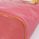 LOUIS VUITTON Monogram Vernis Houston Hand Bag Fran Boise M9135F Auth yk21004V-16