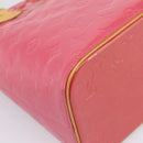 LOUIS VUITTON Monogram Vernis Houston Hand Bag Fran Boise M9135F Auth yk21004V-17