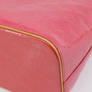 LOUIS VUITTON Monogram Vernis Houston Hand Bag Fran Boise M9135F Auth yk21004V-18