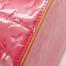 LOUIS VUITTON Monogram Vernis Houston Hand Bag Fran Boise M9135F Auth yk21004V-8