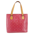 LOUIS VUITTON Monogram Vernis Houston Hand Bag Fran Boise M9135F Auth yk21004V-13