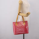 LOUIS VUITTON Monogram Vernis Houston Hand Bag Fran Boise M9135F Auth yk21004V-28