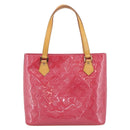 LOUIS VUITTON Monogram Vernis Houston Hand Bag Fran Boise M9135F Auth yk21004V-2
