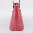 LOUIS VUITTON Monogram Vernis Houston Hand Bag Fran Boise M9135F Auth yk21004V-3