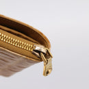 Miu Miu Wallet Leather Brown Gold Auth yk21006V-8