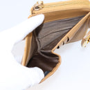 Miu Miu Wallet Leather Brown Gold Auth yk21006V-10