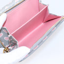 Miu Miu Long Wallet Leather Gray Gold Auth yk21007V-21