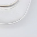GUCCI Shoulder Bag Leather White Silver 001 3823 Auth yk21008V-10