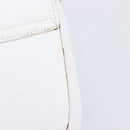 GUCCI Shoulder Bag Leather White Silver 001 3823 Auth yk21008V-14
