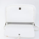 GUCCI Shoulder Bag Leather White Silver 001 3823 Auth yk21008V-19