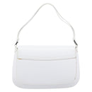 GUCCI Shoulder Bag Leather White Silver 001 3823 Auth yk21008V-3