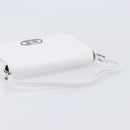 GUCCI Shoulder Bag Leather White Silver 001 3823 Auth yk21008V-7