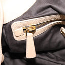 Miu Miu Hand Bag Leather Beige Gold Auth yk21010V-23