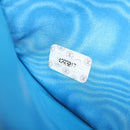 CHANEL COCO Mark Wallet Caviar Skin Blue Gold CC Auth yk21011M-10