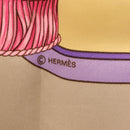 HERMES Carre 90 Scarf ""LES TAMBOURS"" Silk Yellow Auth yk21013M-11