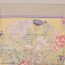 HERMES Carre 90 Scarf ""LES TAMBOURS"" Silk Yellow Auth yk21013M-16