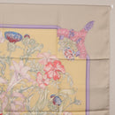 HERMES Carre 90 Scarf ""LES TAMBOURS"" Silk Yellow Auth yk21013M-17