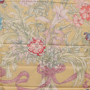 HERMES Carre 90 Scarf ""LES TAMBOURS"" Silk Yellow Auth yk21013M-19