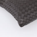 Bottega Veneta INTRECCIATO Shoulder Bag Leather Brown Auth yk21015V-14