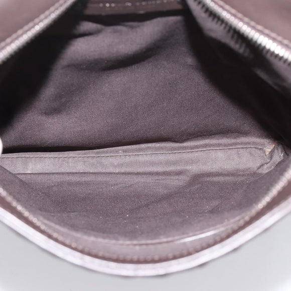 Bottega Veneta INTRECCIATO Shoulder Bag Leather Brown Auth yk21015V