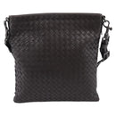 Bottega Veneta INTRECCIATO Shoulder Bag Leather Brown Auth yk21015V-13