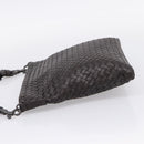 Bottega Veneta INTRECCIATO Shoulder Bag Leather Brown Auth yk21015V-3