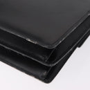 Christian Dior Shoulder Bag Leather Black Gold Auth yk21017A-17