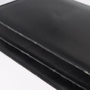 Christian Dior Shoulder Bag Leather Black Gold Auth yk21017A-11