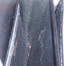 Christian Dior Shoulder Bag Leather Black Gold Auth yk21017A-21