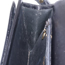Christian Dior Shoulder Bag Leather Black Gold Auth yk21017A-22