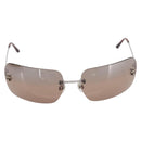 CHANEL Sunglasses metal Silver CC Auth yk21018M-2
