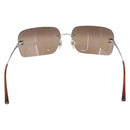 CHANEL Sunglasses metal Silver CC Auth yk21018M-3