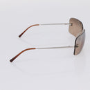 CHANEL Sunglasses metal Silver CC Auth yk21018M-4
