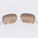 CHANEL Sunglasses metal Silver CC Auth yk21018M-8