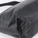 PRADA Shoulder Bag Leather Black Silver Auth yk21019V-16