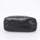 PRADA Shoulder Bag Leather Black Silver Auth yk21019V-5