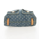 LOUIS VUITTON Monogram Denim Buggy GM Shoulder Bag Blue M95048 LV Auth yk21020V-12