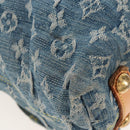 LOUIS VUITTON Monogram Denim Buggy GM Shoulder Bag Blue M95048 LV Auth yk21020V-15