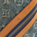 LOUIS VUITTON Monogram Denim Buggy GM Shoulder Bag Blue M95048 LV Auth yk21020V-21