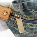 LOUIS VUITTON Monogram Denim Buggy GM Shoulder Bag Blue M95048 LV Auth yk21020V-22