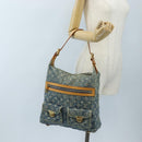 LOUIS VUITTON Monogram Denim Buggy GM Shoulder Bag Blue M95048 LV Auth yk21020V-35