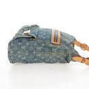 LOUIS VUITTON Monogram Denim Buggy GM Shoulder Bag Blue M95048 LV Auth yk21020V-5