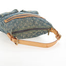 LOUIS VUITTON Monogram Denim Buggy GM Shoulder Bag Blue M95048 LV Auth yk21020V-7