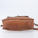 Chloe Marcie Hand Bag Leather 2way Brown Gold Auth yk21022-12
